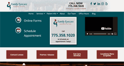 Desktop Screenshot of familyeyecareassociates.com